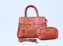 Premium Peach HandBag+Pouch