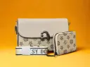 TagInStyle Beige Sling+Wallet Bags