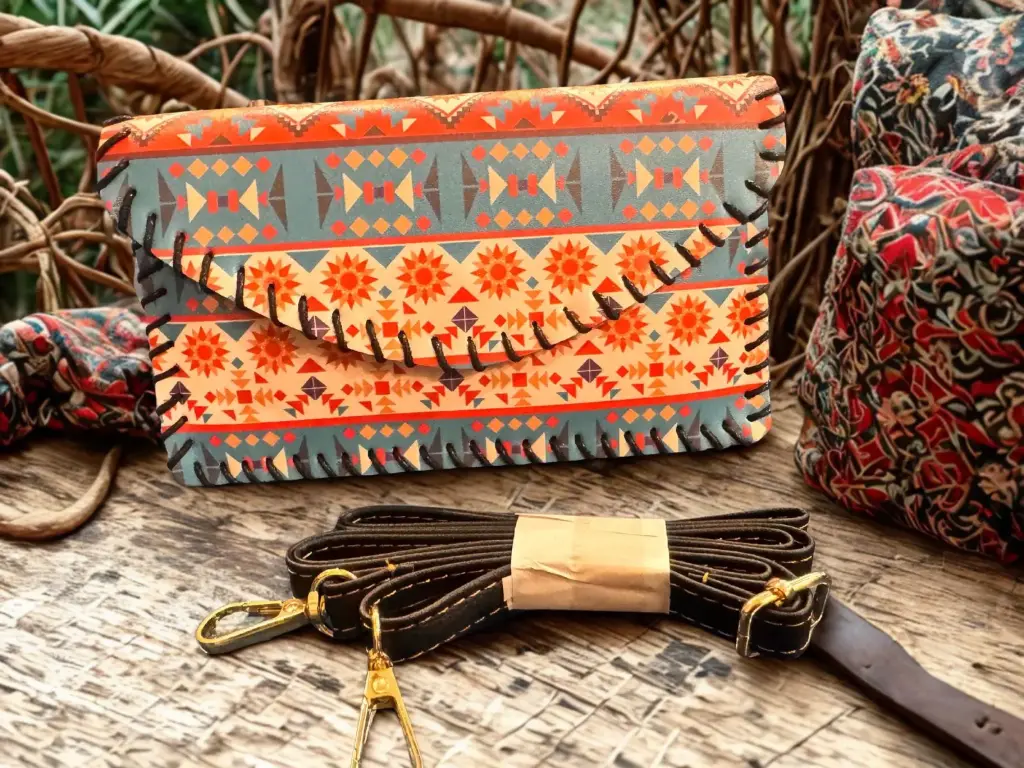 Whipstitched Envelope Clutch