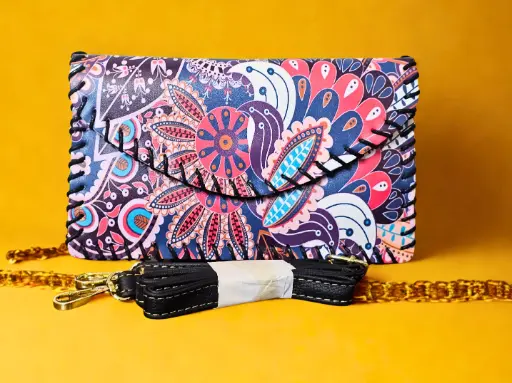 Indie Inspired Casual Sling Bag - Multicolor