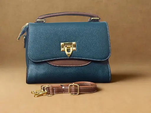 Royal Blue Satchel Sling Bag