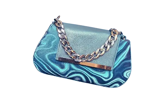 Peacock Blue Party Sling