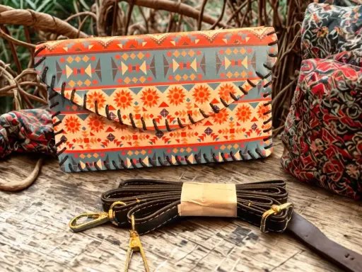 Whipstitched Envelope Clutch